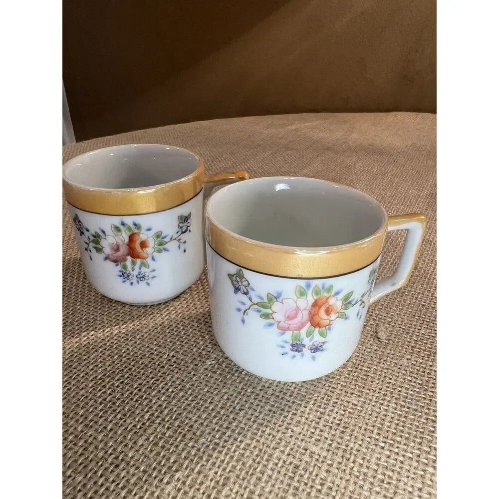 Vintage Expresso / Tea Cups Made in Occupied Japan-Lot of 2